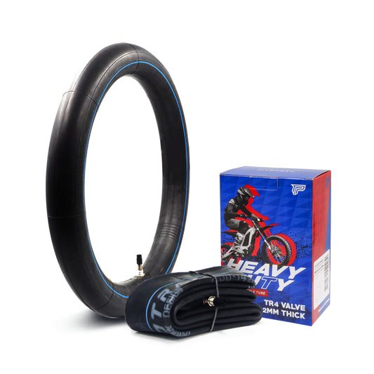 PIVOTRAX 70/100-19 (2.75/3.00-19, 80/100-19) 19" Heavy Duty E-Bike Electric Dirt Bike Inner Tube - 2 mm Reinforced Thickness-TR4- Fits Most 3.00-19 MX Tires, Surron LightBee X, UltraBee, Talaria