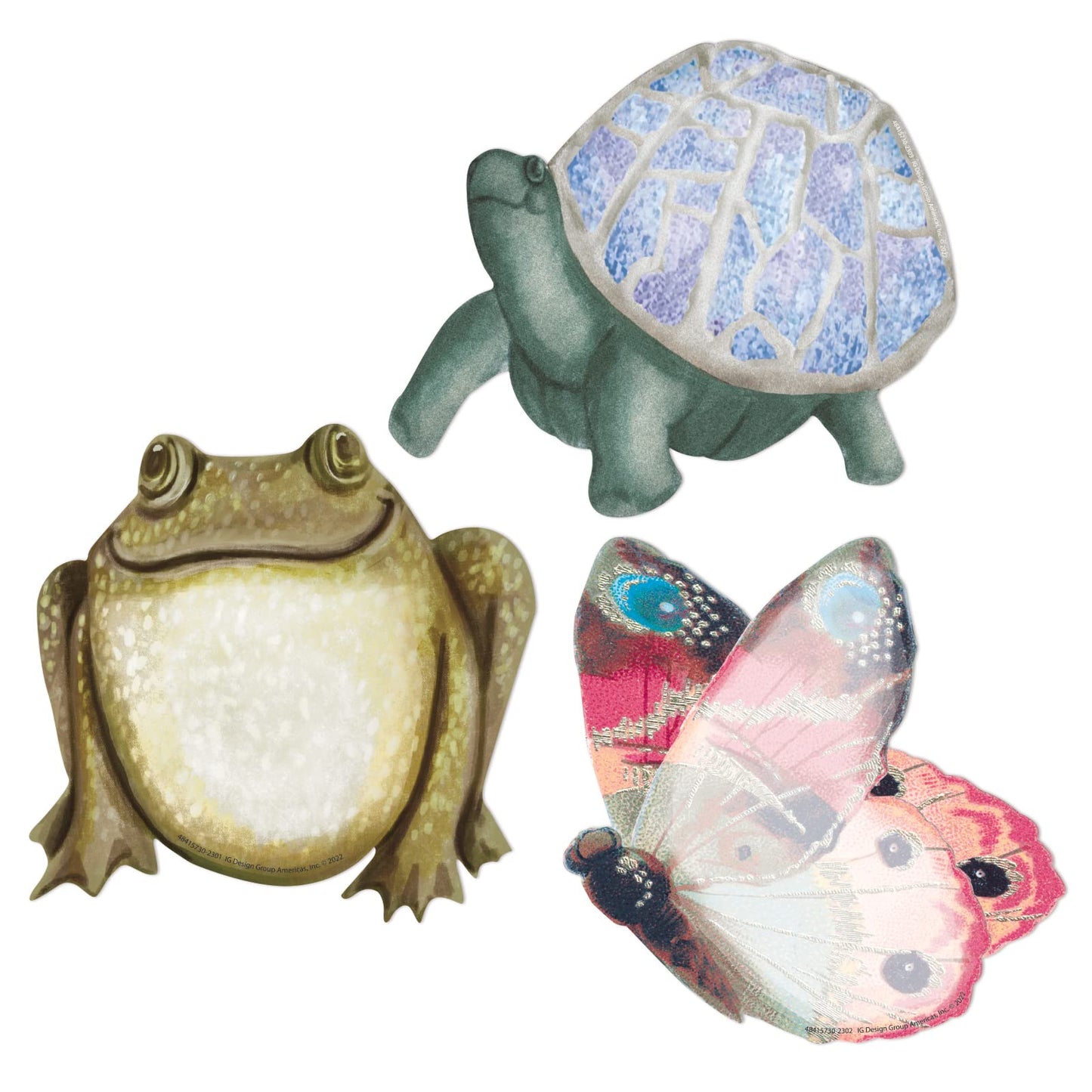 Eureka Curiosity Garden Paper Cut-Out Classroom Decorations for Teachers, 36 Pieces