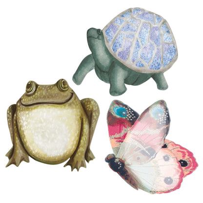 Eureka Curiosity Garden Paper Cut-Out Classroom Decorations for Teachers, 36 Pieces