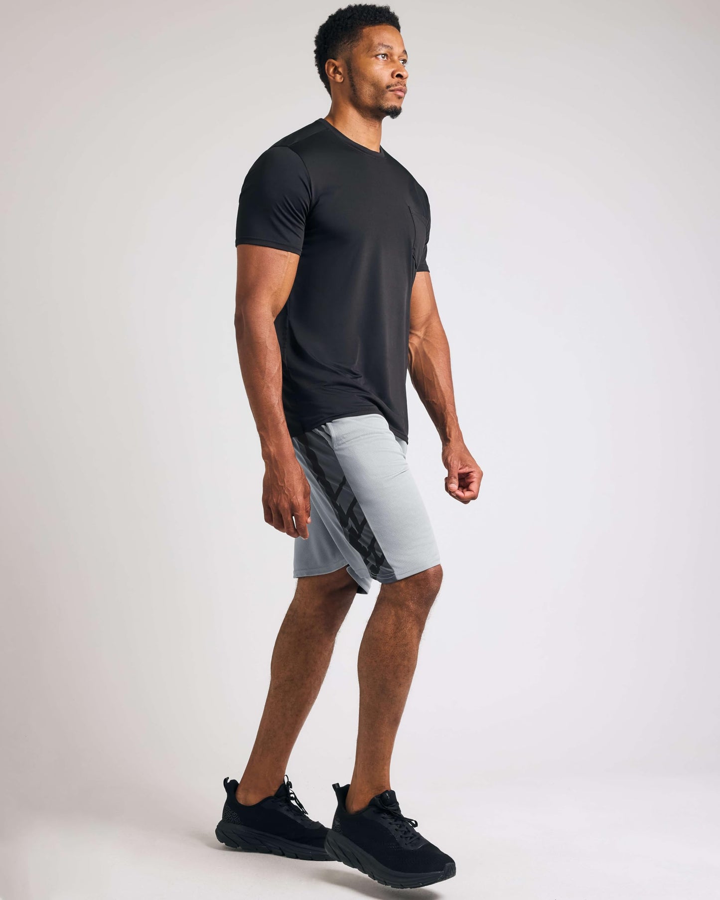 Real Essentials: Men’s 5 Pack 9" Mesh Shorts – Athletic Gym, Workout, Basketball, Running, Casual Lounge Activewear Pockets, Set 2,XXL