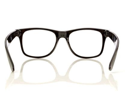 Alternative Imagination Spiral Diffraction Glasses - for Raves, Festivals, Holiday Lights - Black Frame