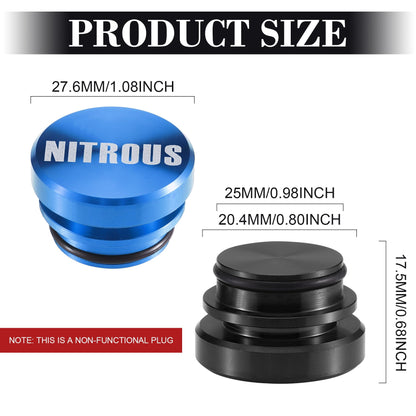 UYYE Cigarette Lighter Plug Billet Aluminum Dustproof Plug, American Flag Button, Car Interior Accessories Fits Most Vehicles and Boats with Standard 12 Volt Power Source, (Red+Black)-E+Blue