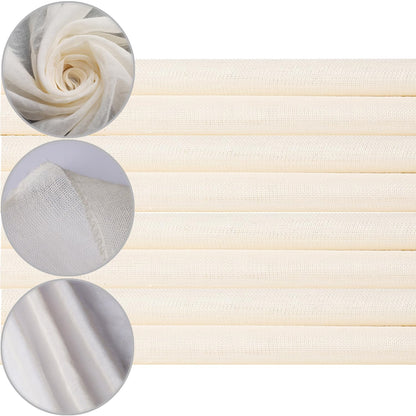 PACKARDI 8 PCS Grade 100+ Cheese Cloths 20x20 Inch, Reusable and Washable Cheesecloths for Straining,100% Unbleached Pure Cotton Lint Free, Ultra-Fine Cheese Cloth for Baking & Juicing (52×50 TPI)
