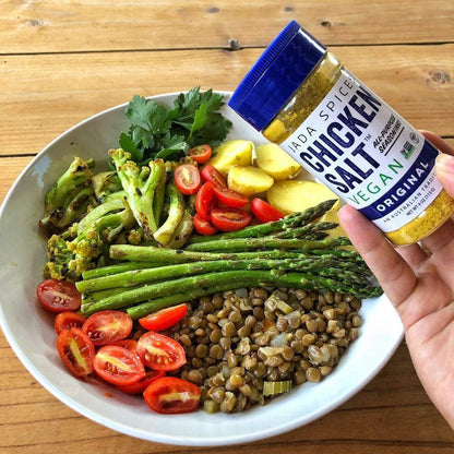 JADA Spices Chicken Salt Spice and Seasoning - Original Flavor - Vegan, Keto & Paleo Friendly - Perfect for Cooking, BBQ, Grilling, Rubs, Popcorn and more - Preservative & Additive Free