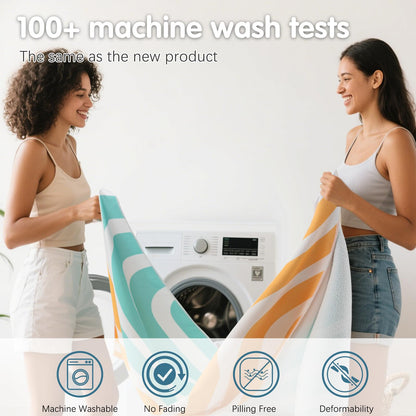 PY SUPER MODE 2 Pack Beach Towel - 75 x 35 inches Quick Dry Microfiber Beach Towels Oversized, Lightweight Soft and Absorbent Bath Towel Suitable for Swimming Pool Camping for Adults