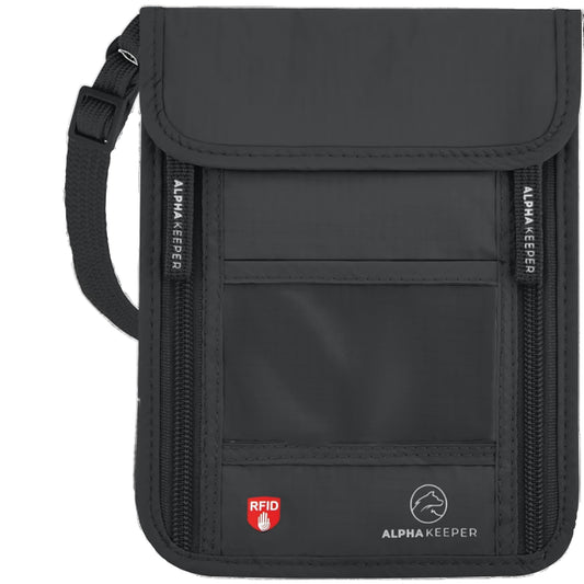 Neck Wallet, Travel Pouch For Passport Holder And Documents, Travel Neck Wallet For Traveling Women