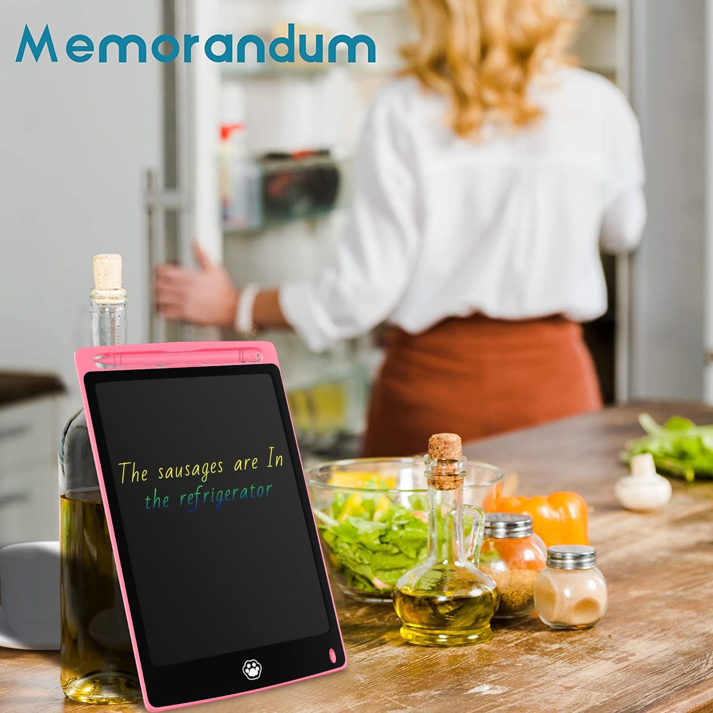 6 Pack LCD Writing Tablet, 8.5 Inch Writing Tablet for Kids, Colorful Screen Doodle Board Drawing Tablet, Digital Drawing Pad, Learning Educational Toys for Girls Boys, Pink*2+Blue*2+Black*2