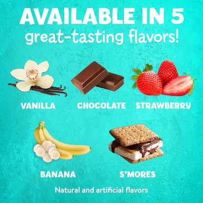 PediaSure Grow & Gain with Immune Support, 27 Vitamins & Minerals for Kids, 7g Protein, Non-GMO, Gluten-Free, Chocolate, 8-fl-oz Bottle, Pack of 24