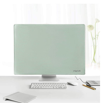 MOSISO Monitor Dust Cover 22, 23, 24, 25 inch Anti-Static Dustproof LCD/LED/HD Panel Case Computer Screen Protective Sleeve Compatible with iMac 24 inch, 22-25 inch PC, Desktop and TV, Antique Green