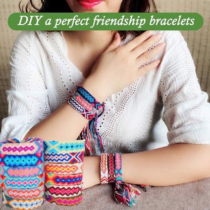 LE PAON Embroidery Floss 240 skeins 100% Egyptian Long-Staple Cotton Cross Stitch Threads -Friendship Bracelets String -Mercerized Crafts Floss Total 1920M 8M/pc 24pcs/Bag 10package