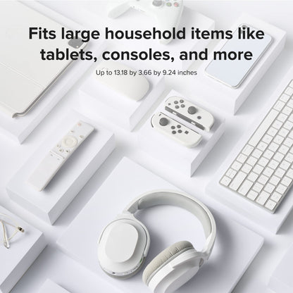 PhoneSoap XL (HomeSoap) UV Llight Sanitizer | 360° UV Sanitizing Box & Charger | Large Capacity | Sanitizes Tablets, Baby Bottles, Remotes, Toys & More (White)