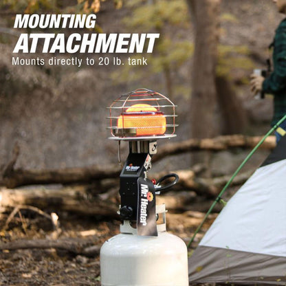 Mr. Heater MH540T 540-Degree 45,000 BTU Radiant Tank Top Portable Propane Heater For Sporting Events, Hunting, Fishing, Camping, Tailgating & Porches