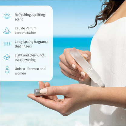 Inis the Energy of the Sea Roll On Perfume for Women and Men - Clean, Fresh, Ocean Eau de Parfum - 0.27 Fl Oz