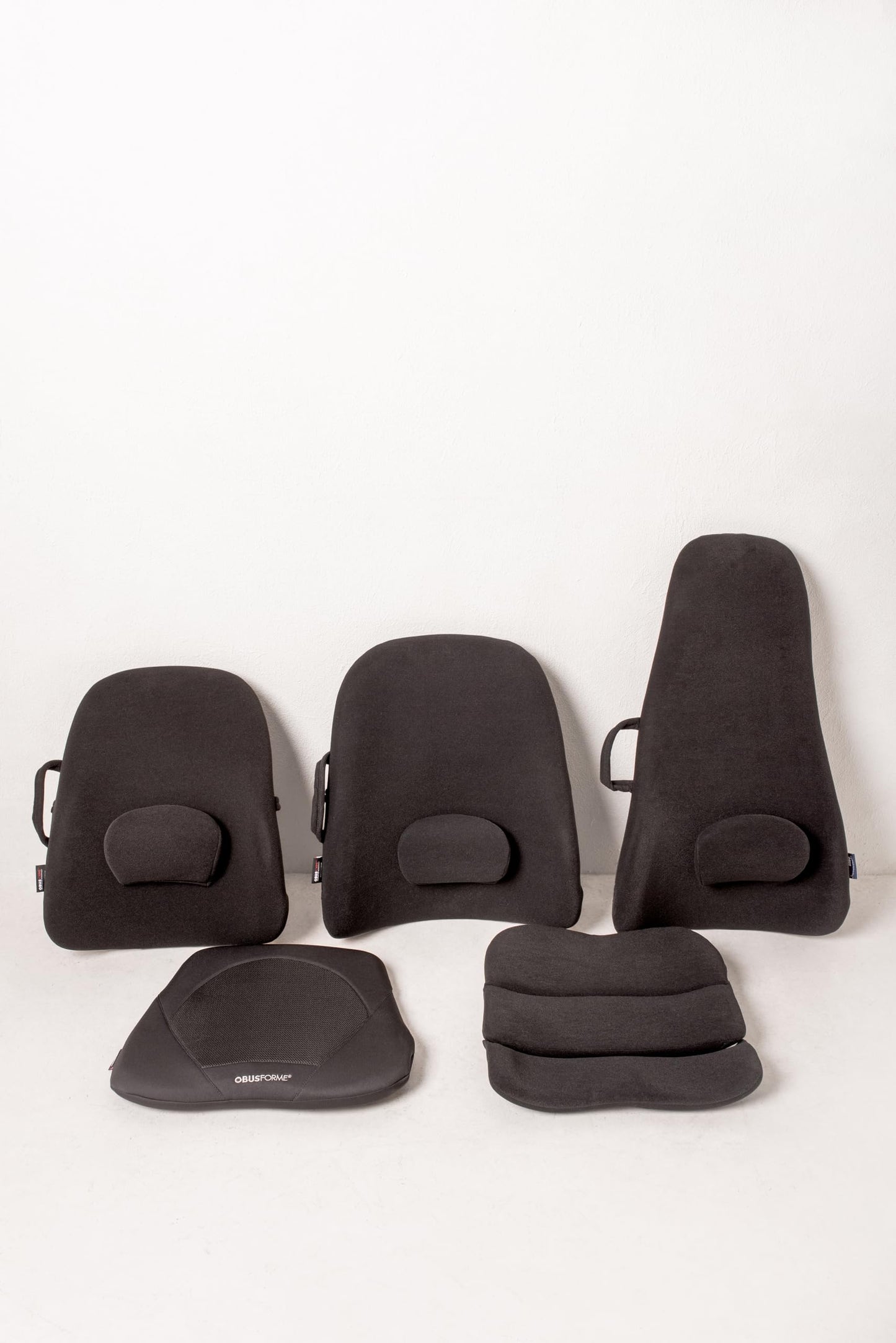 ObusForme Lowback Backrest Support – Lower Back Padded Seat Cushion and Lumbar Support Pillow, Portable Posture Support with Soft and Durable Foam