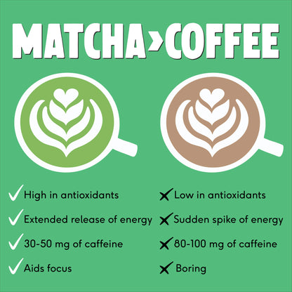 Perfect Ted Powder | Organic Matcha 30g | Organic Ceremonial Grade Matcha | Japanese Matcha Tea Powder | Matcha Fuel | (30 Servings)