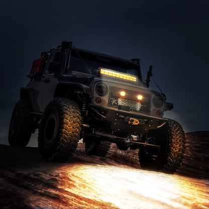 Nilight LED Light Bar 7D 22Inch 150W Spot Flood Combo Beam Amber White Work Offroad Lighting Driving Fog Lights for SUV ATV UTV Pickup Truck Boat