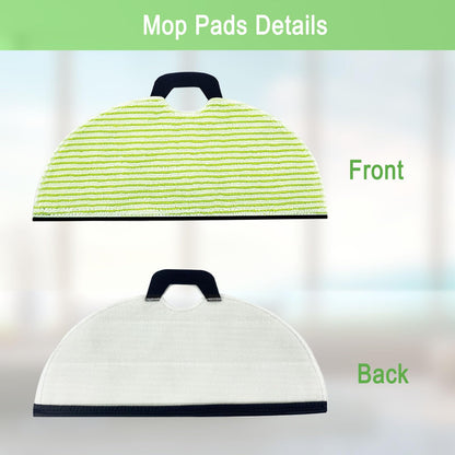 8 Pack RV2610WA Vacuum Mop Replacement Pads for Shark RV2610WA AV2610WA RV2620WD AV2620WD RV2610WD RV2610WD RV2610WFUS RV2410WD AI Ultra 2- in-1 Robot Vacuum Cleaner