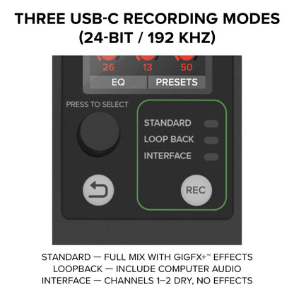 Mackie ProFX10 Go Battery-powered 10-channel Mixer with USB and Enhanced Effects