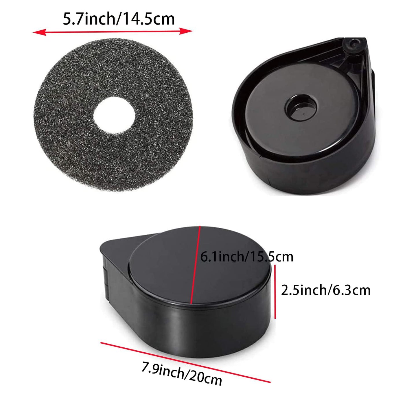 1 Pack 3 Tier Bar Glass Rimmer for Margarita and Cocktail, Bartender Tool,Salt Box Spice Container