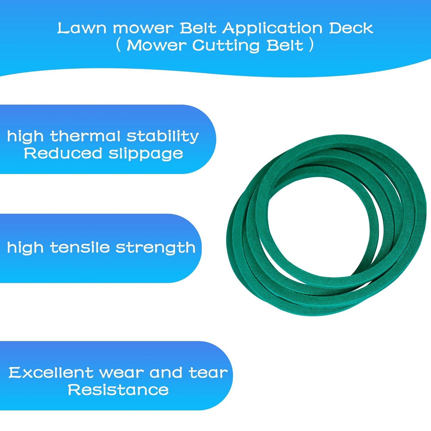 GX20072 42 inch Deck Belt for John Deere D100 D105 D110 D120 D125 D130 L100 L110 E110 E120 E100 LA105 LA110 LA115 S100 GY20570 Lawn Mower