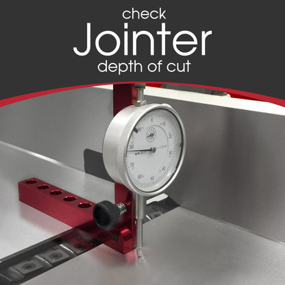 Peachtree Woodworking Supply A Line It Basic, Table Saw Alignment Calibration Tool with Precision Dial Indicator for Table Saw Alignment and Workshop Machinery Precision Alignment