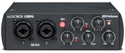 PreSonus AudioBox 96 25th Anniversary USB Audio Interface with Studio One Artist DAW Recording Software