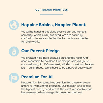 Hello Bello Extra Gentle Unscented Baby Wipes, Plant Based, Made with 99% Water and Aloe for Babies and Kids, 720 Count