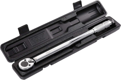 Amazon Basics 1/2-Inch Drive Click Heavy-Duty Torque Wrench - 25-250 foot-lb, 33.9-338.9 Nm
