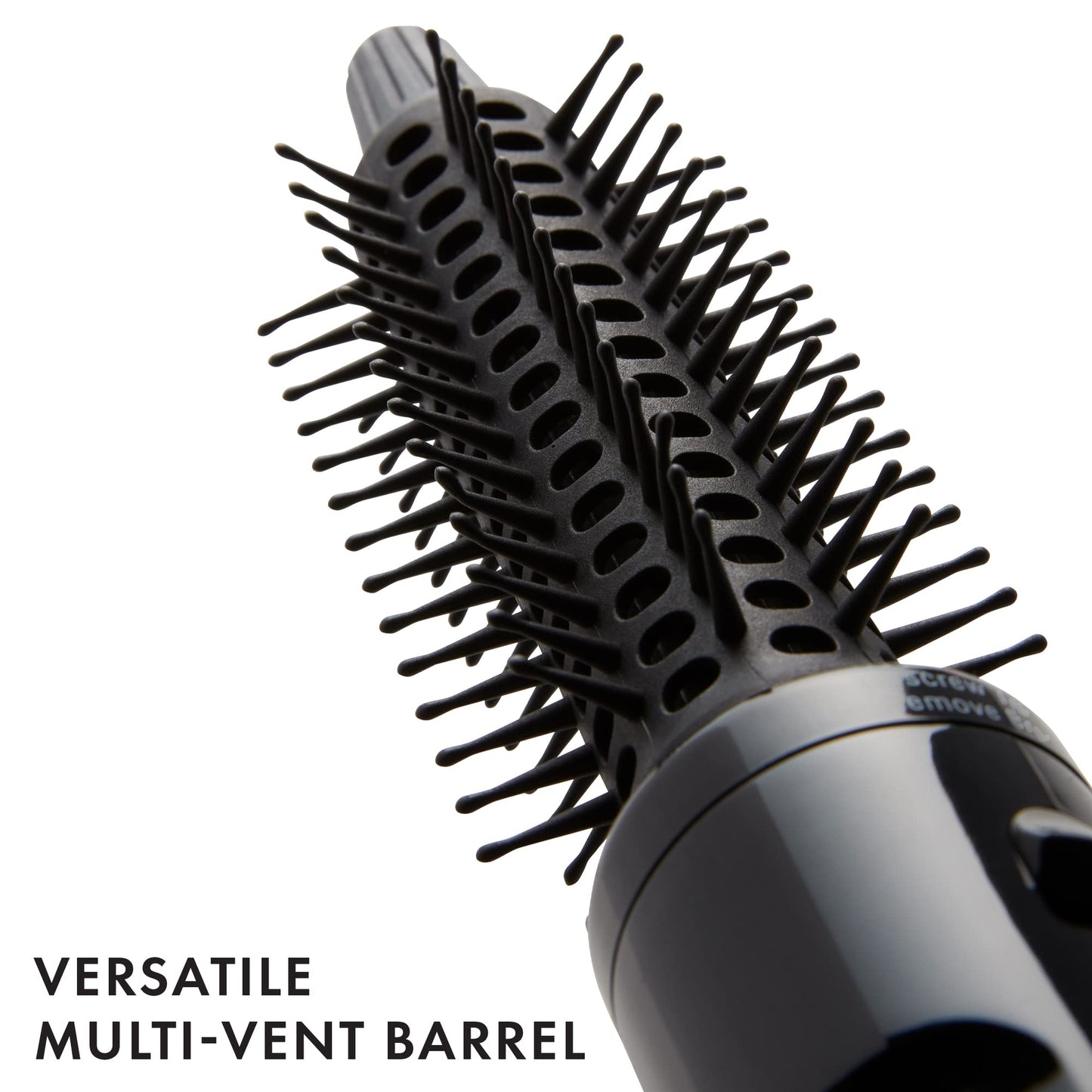 Hot Tools Pro Artist Hot Air Styling Brush | Style, Curl and Touch Ups (1”) Black