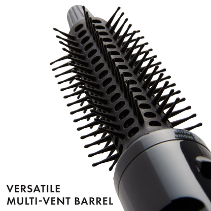 Hot Tools Pro Artist Hot Air Styling Brush | Style, Curl and Touch Ups (1”) Black