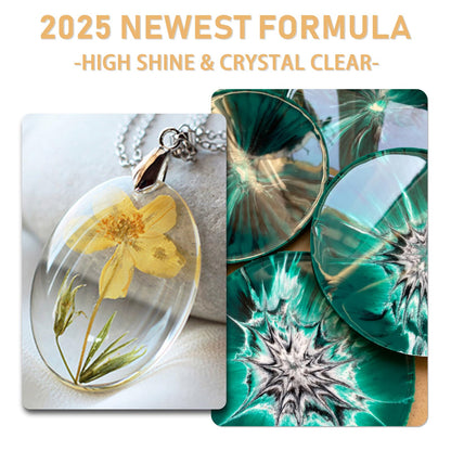 Puduo Epoxy Resin Kit 72OZ，Newly Formulated Crystal Clear Epoxy Resin，Strong, Bubble-Free, Anti-Yellowing Art Resin That，Suitable for Casting, DIY, Molds, Jewelry, Easy to Mix 1:1 Ratio