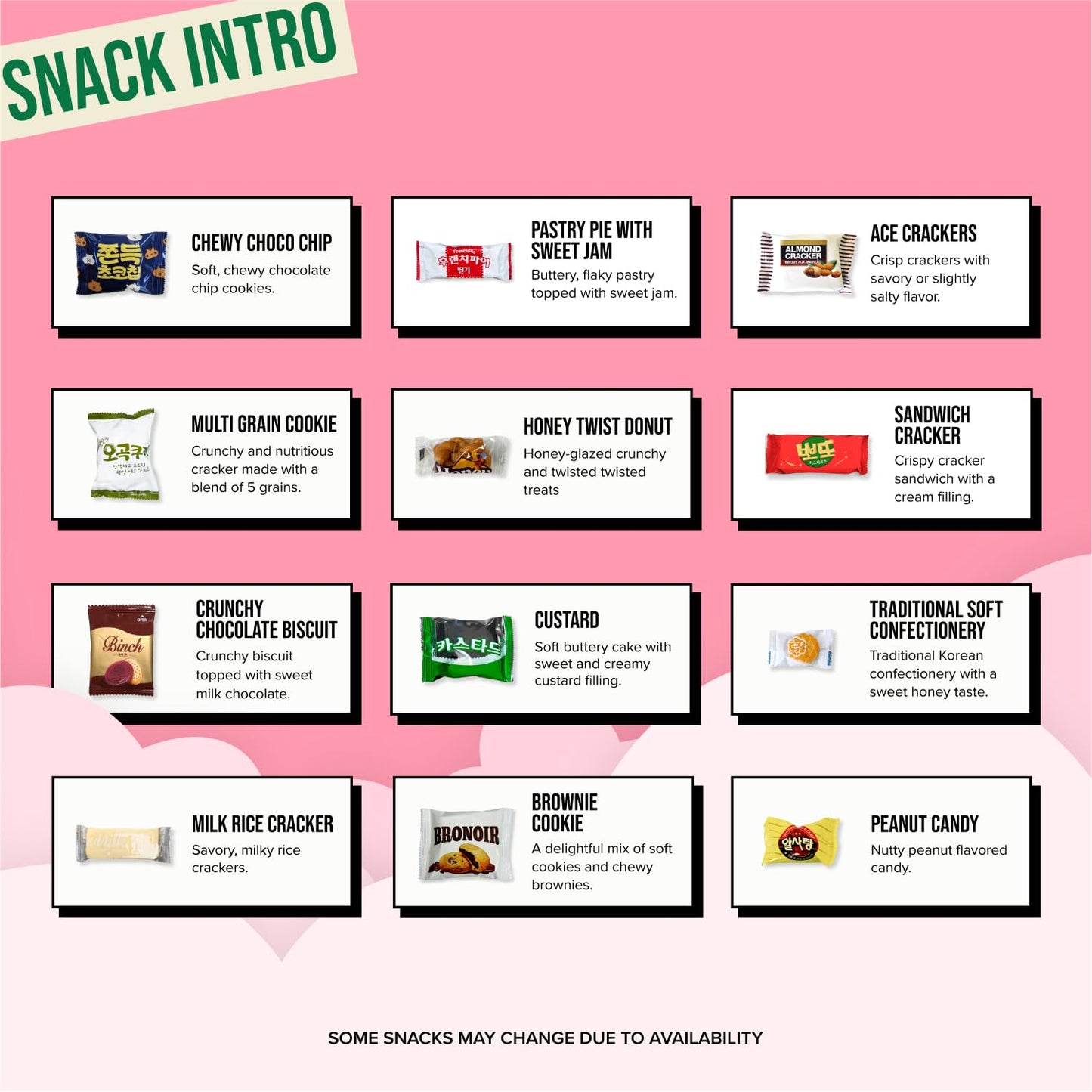 Korean Snack Box 38 Count - Variety of Individually Wrapped Korean Snacks with Chips, Sweets and Tteokbokki for Kids, Children, College Students and Adults. Gift Box for K-Food Lovers - Journey of Korea