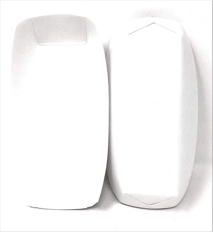 Mr Miracle 7 Inch Paper Hot Dog Tray in White. Pack of 250. Disposable, Recyclable and Fully Biodegradable. Made in USA