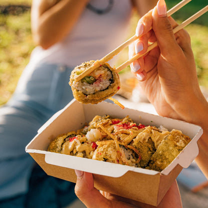 Luney Sushi Making Kit, All in One Sushi Roller Set Maker Kit with Bamboo Rolling Mat, Bazooka, Chopsticks Holders, Rice Paddle, Avocado Slicer for Beginners, Kids, Family, Friends, Home