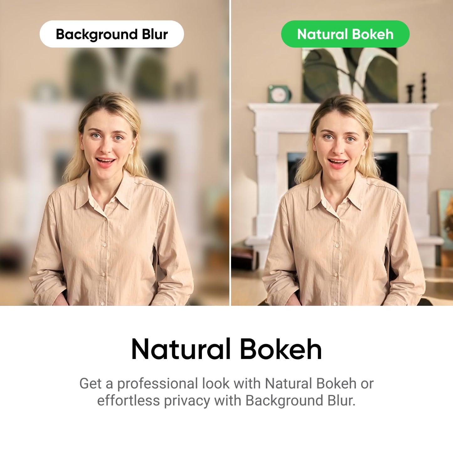 Insta360 Link 2 - PTZ 4K Webcam for PC/Mac, 1/2" Sensor, AI Tracking, HDR, AI Noise-Canceling Mic, Gesture Control for Streaming, Video Calls, Gaming, Works with Zoom, Teams, Twitch & More