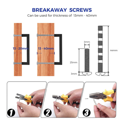 Ravinte 30 Pack 6 inch Cabinet Pulls Matte Black Stainless Steel Kitchen Drawer Pulls Cupboard Handles Cabinet Handles 3.75” Hole Center