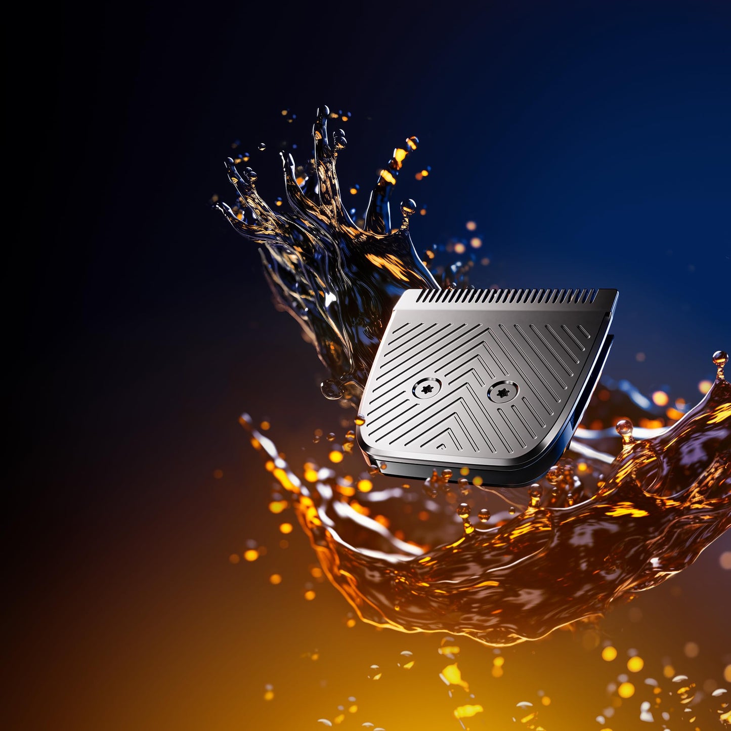 MANSCAPED® The Lawn Mower® 5.0 Ultra SkinSafe® Replacement Trimmer Blade - Groin Hair Trimmer Ceramic Blade Head Refill with Metal Guard, Snap-In Cartridge, 1 Pack