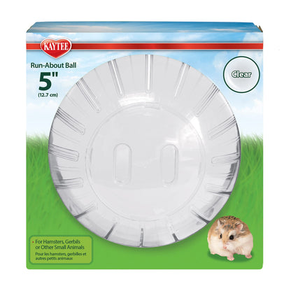 Kaytee 5" Clear Run-About Exercise Ball For Pet Dwarf Hamsters & Mice