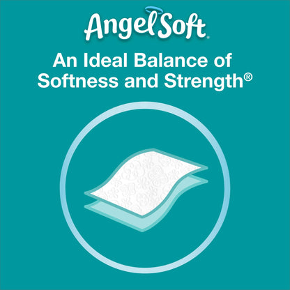 Angel Soft® Toilet Paper, 2-Ply Bath Tissue, 9 Rolls (pack of 4)