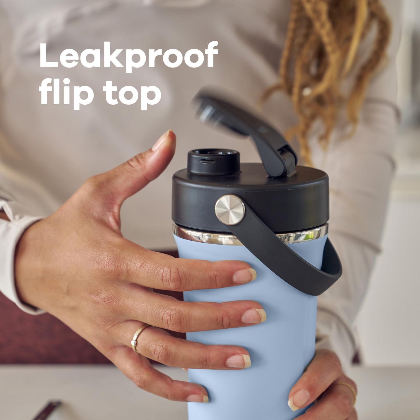 Hydro Flask 24 Oz Insulated Shaker Bottle Black