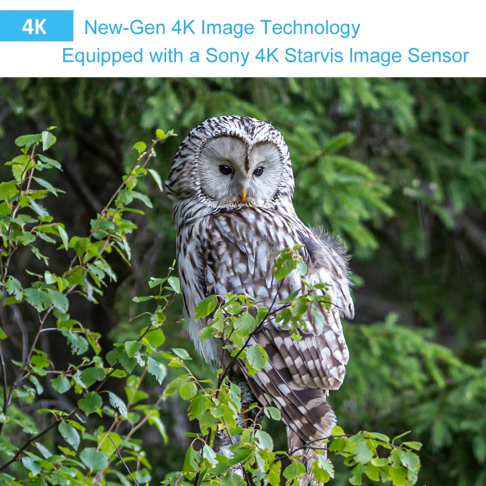 GardePro A50 Trail Camera, 4K 64MP, New-Gen Image Technology, Ultra-Low Light Sensitivity Sensor, Night Vision, Motion Activated