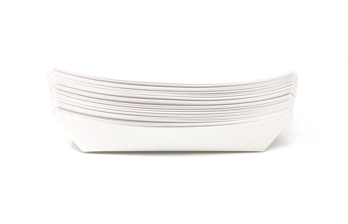 Mr Miracle 7 Inch Paper Hot Dog Tray in White. Pack of 250. Disposable, Recyclable and Fully Biodegradable. Made in USA