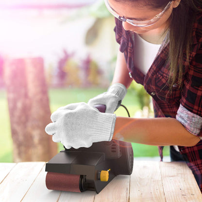 Jellas 3 × 21-Inch Belt Sander with Dust Bag, 7Amp Sander Machine with Variable-speed Control, 2 in 1 Vacuum Adapter, 10Feet (3 meters) Length Power Cord, Belt Sanders for Woodworking BS750-SD