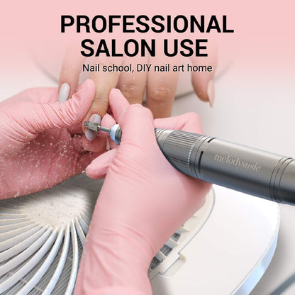 MelodySusie 2 in 1 Nail Drill with Nail Dust Collector, Gifts for Women, Professional 30000RPM Electric Nail Drill Efile with Nail Dust Vacuum Collector for Acrylic Gel Nails Polishing