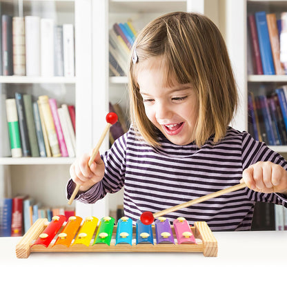 MCPINKY Xylophone for Kids, Xylophone Musical Toy with Child Safe Mallets Educational Musical Instruments Toy for Toddlers 1-3