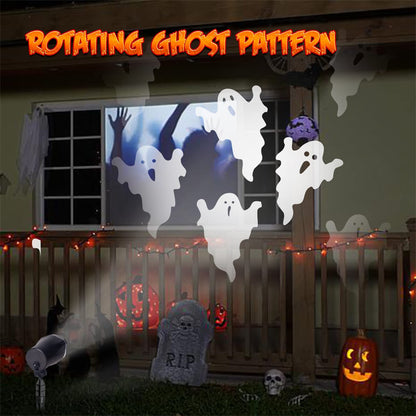 PEIDUO Halloween Projector Lights, Rotating Ghost Projector Halloween, Waterproof Outdoor Halloween Projector, Landscape, Yard, Patio, Garden, Party Decor