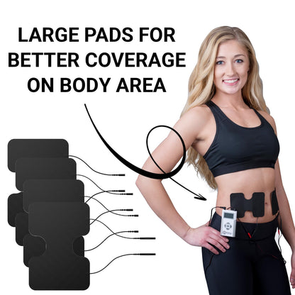 iReliev TENS + EMS Combination Unit Muscle Stimulator for Pain Relief, Arthritis, Muscle Strength - Treats Tired, Sore Muscles in Your Shoulders, Back, Ab's, Legs, Knee's, More