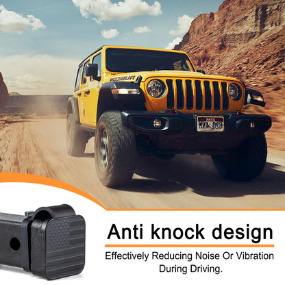 SINGARO 2 Inch Universal Flag Tow Hitch Covers, Trailer Hitch Cover Tube Plug Insert, Car Exterior Accessories, Receiver Tube Hitch Plug（2PCS American Flag）