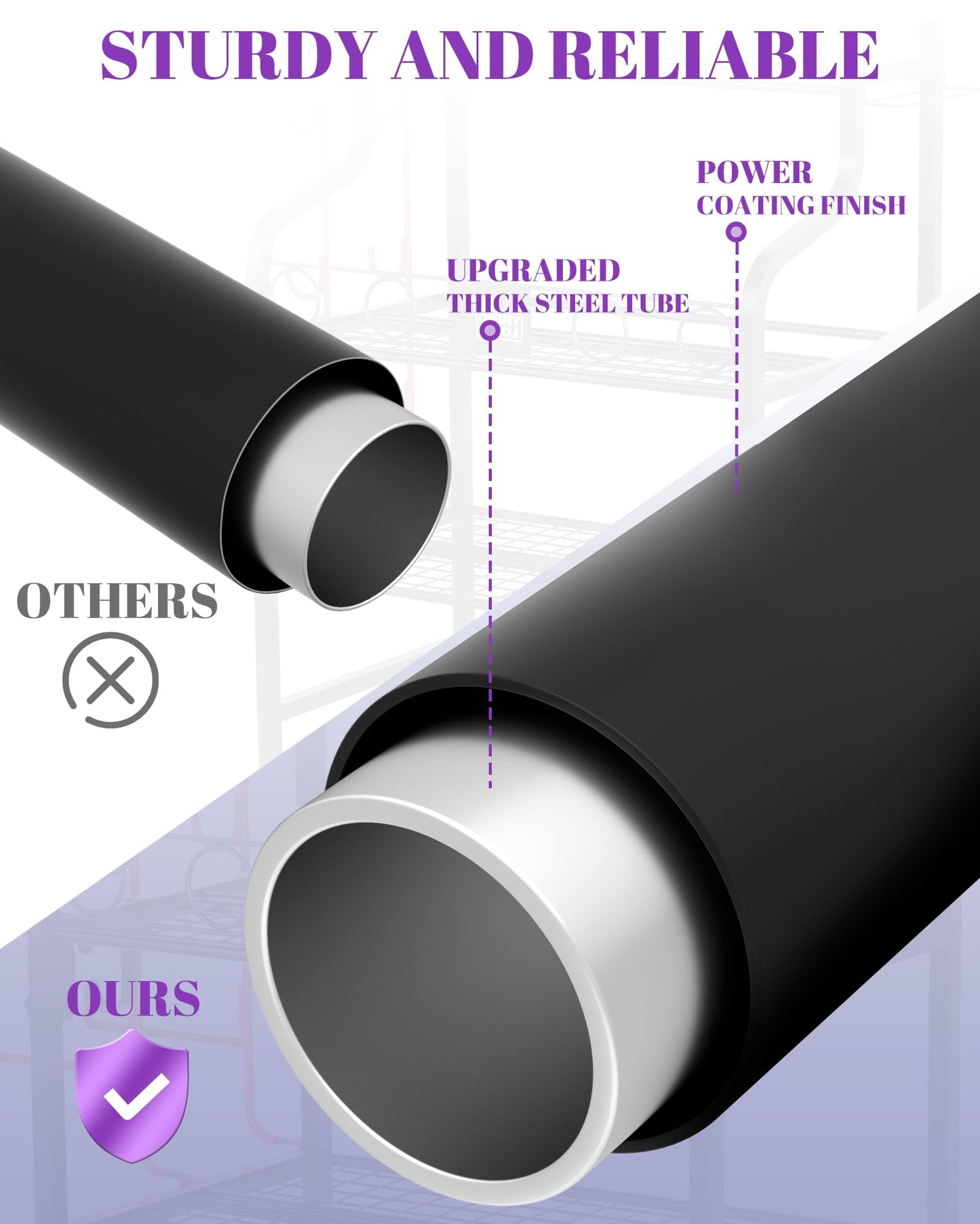 Mythinglogic Yoga Mat Storage Racks for Home, Gym Rack for Dumbbells Kettlebells Foam Roller, Yoga Strap and Resistance Bands, Workout Equipment Organizer With Hooks and Wheels