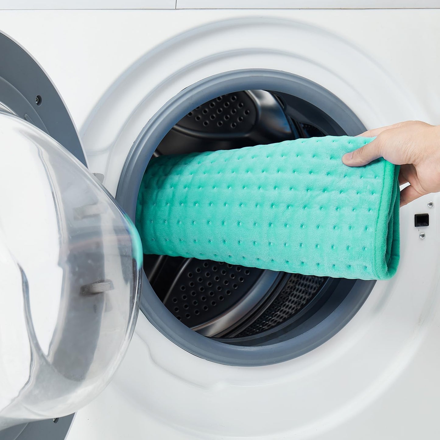 Heating Pad for Back Pain Relief & Cramps - Electric Heating Pads with Auto Shut Off -10 Heat Settings 6 Level Timer Dry & Moist Heat Pads Machine Washable - XXL Heating Pads (20"x24" Green)